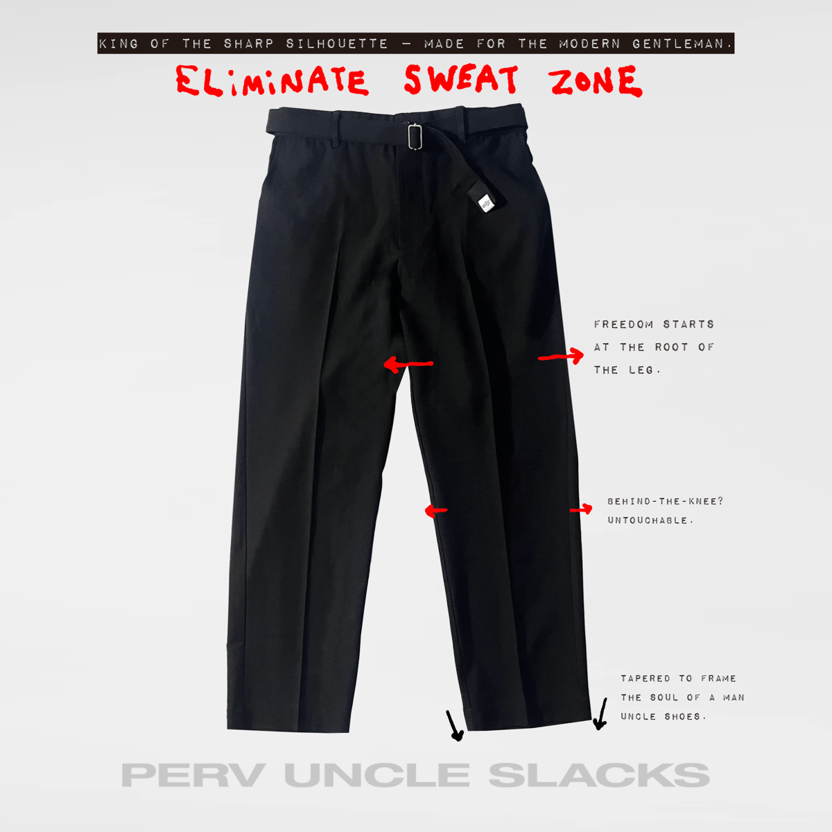 パンツ PERV UNCLE SLACKS 6.0 (BLACK) PERV UNCLE SLACKS 6.0 (BLACK) | Sorry a bootleg