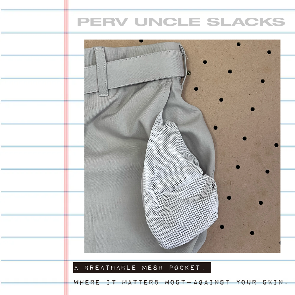 PERV UNCLE SLACKS 6.0 (BLACK) | Sorry a bootleg