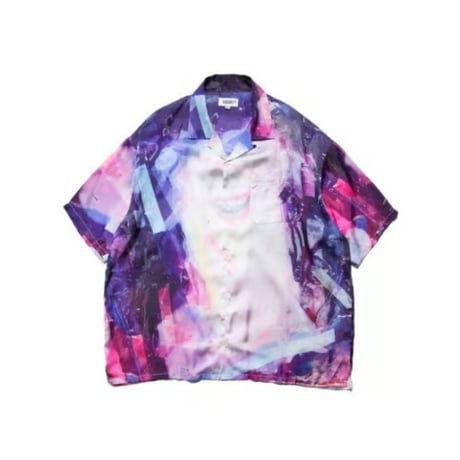 HAIGHT / Purple Night Open Collar Shirt