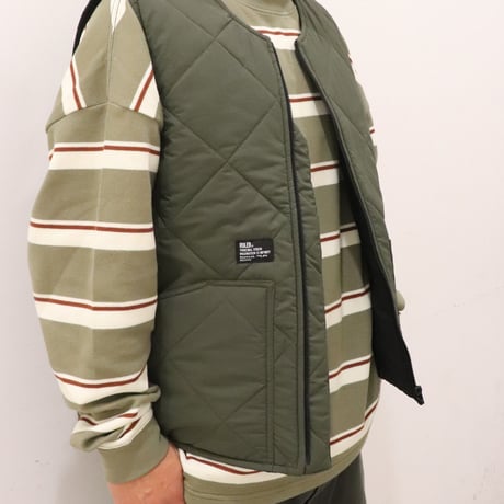 RULER / Military Nylon Qulted Vest (3colors)