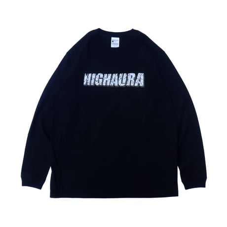 HIGH AURA / CEMENT LOGO L/S TEE (4colors)