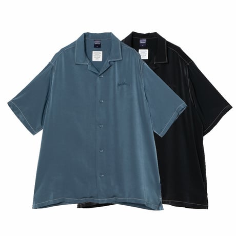 APPLEBUM / FEMINISH SATIN ALOHA SHIRT(2colors)