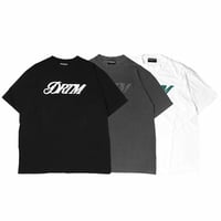 DREAM TEAM / DRTM Signature Script Vintage Wash Boxy Fit Tee(3colors)