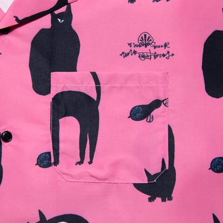 HAIGHT / KB CATS OPEN COLLAR SHIRT (3colors)
