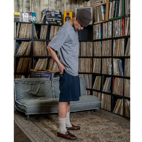 INTERBREED / Embroidered Tuck Shorts(2colors)