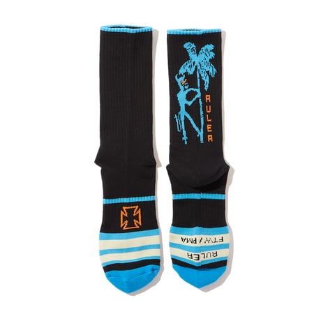 RULER / PALM DEVIL MID SOCKS (2colors)