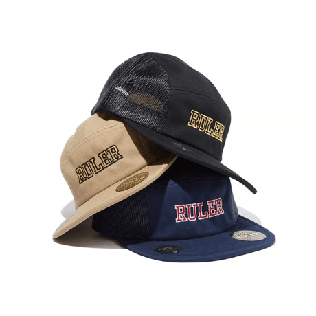 RULER / R.L. TWILL/MESH CAMP CAP(3colors)