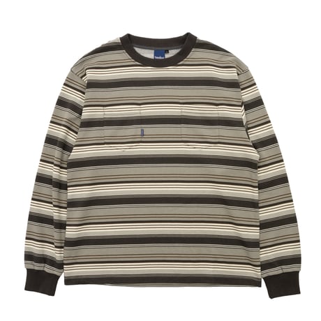 INTERBREED / FRENCH TERRY STRIPED TEE(3colors)