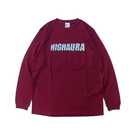 HIGH AURA / CEMENT LOGO L/S TEE (4colors)