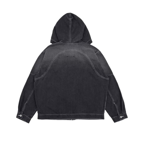 INTERBREED / Mash Up Denim Hoodie (2colors)