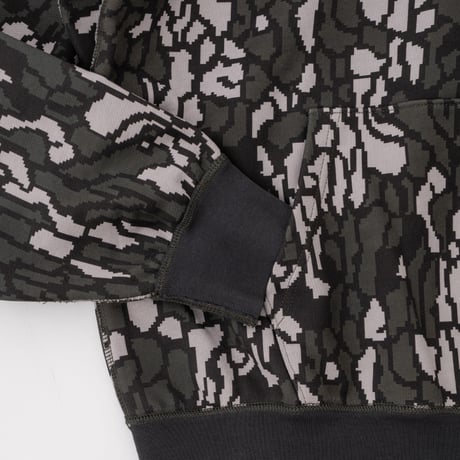 INTERBREED / CAMOUFLAGE HEAVY WEIGHT ZIP HOODIE(3colors)