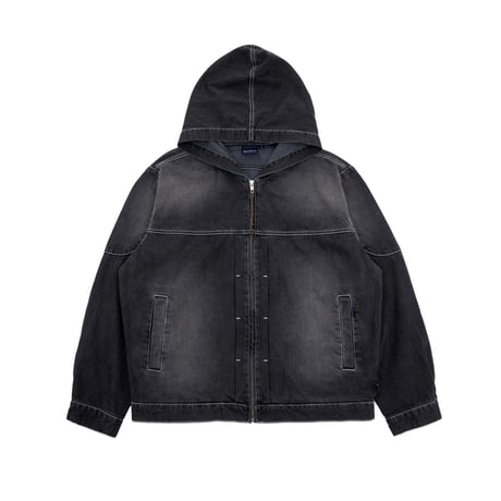 INTERBREED / Mash Up Denim Hoodie (2colors)