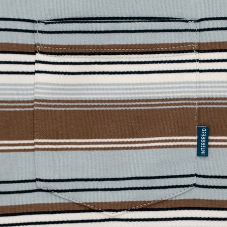 INTERBREED / FRENCH TERRY STRIPED TEE(3colors)