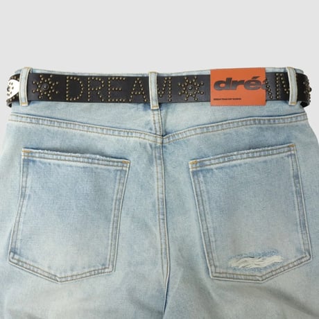 DREAM TEAM / Dream Team Dot Stud Leather Belt