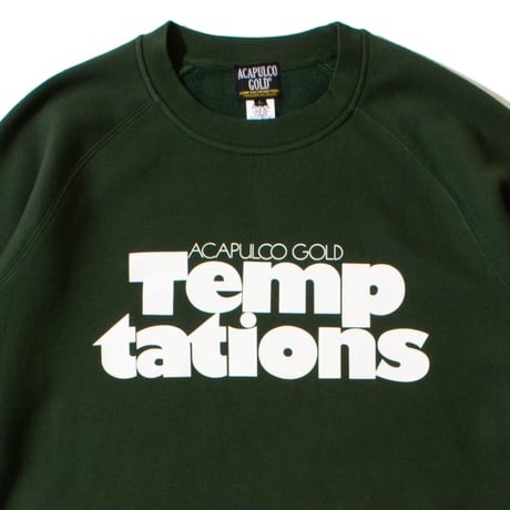 ACAPULCO GOLD / TEMPTATIONS RAGLAN SLEEVE CREW SWEAT (4colors)
