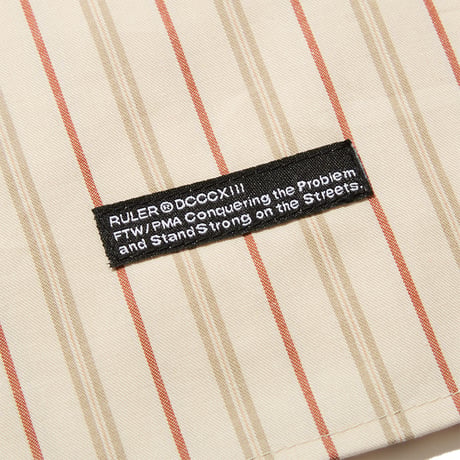 RULER / STRIPE S/S SHIRT(2colors)
