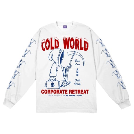 COLD WORLD FROZEN GOODS / Corporate Reterat Long Sleeve (2colors)