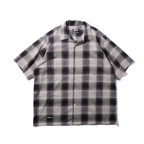 RULER / PIRATES OMBRE OPEN-NECK S/S SHIRT(2colors)