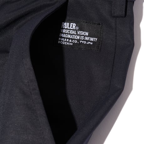 RULER / 60/40 TWILL STRAIGHT TROUSER(3colors)