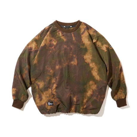 RULER / SMOKE CAMOUFLAGE NYLON PULLOVER