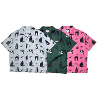 HAIGHT / KB CATS OPEN COLLAR SHIRT (3colors)