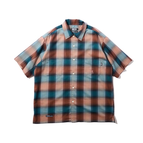 RULER / PIRATES OMBRE OPEN-NECK S/S SHIRT(2colors)