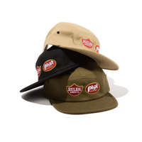 RULER / BLUNT LABELS TWILL CAMP CAP