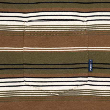 INTERBREED / FRENCH TERRY STRIPED TEE(3colors)