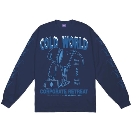 COLD WORLD FROZEN GOODS / Corporate Reterat Long Sleeve (2colors)