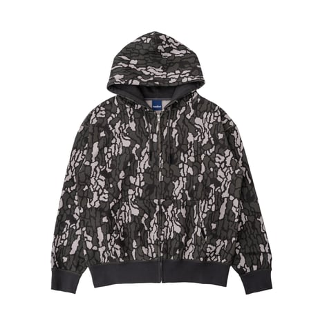 INTERBREED / CAMOUFLAGE HEAVY WEIGHT ZIP HOODIE(3colors)