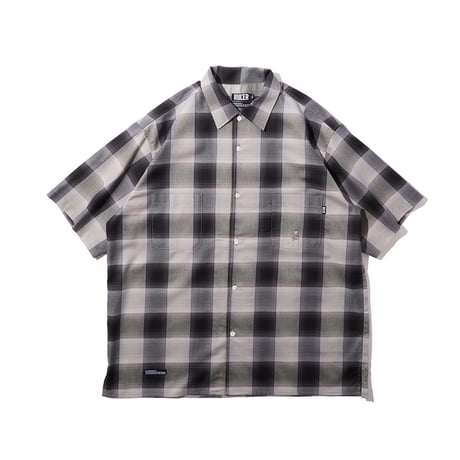 RULER / PIRATES OMBRE OPEN-NECK S/S SHIRT(2colors)