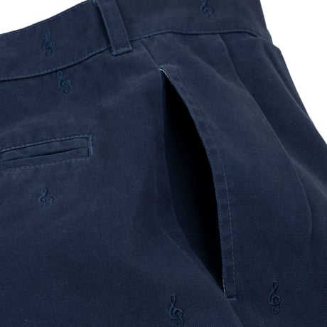 INTERBREED / Embroidered Tuck Shorts(2colors)