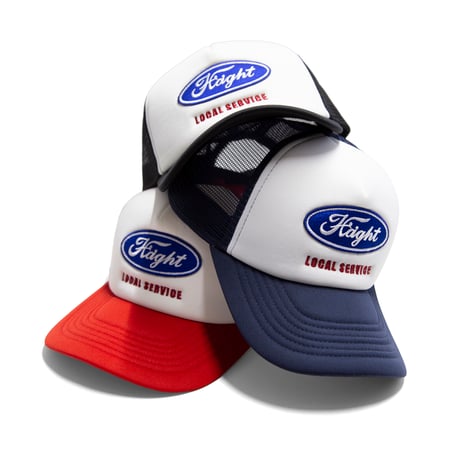 HAIGHT / OVAL LOGO MESH CAP (3colors)