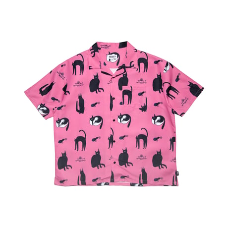 HAIGHT / KB CATS OPEN COLLAR SHIRT (3colors)