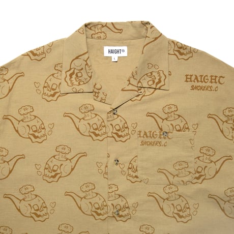 HAIGHT / SMOKERS CLUB OPEN COLLAR SHIRT(3colors)