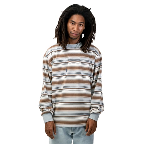 INTERBREED / FRENCH TERRY STRIPED TEE(3colors)