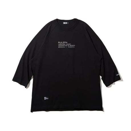 RULER / REBELLION RAGRAN 3/4 TEE(2colors)