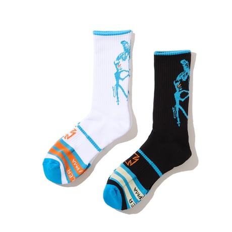 RULER / PALM DEVIL MID SOCKS (2colors)