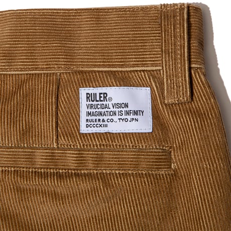 RULER / CORDUROY WIDE WORK TROUSER(2colors)