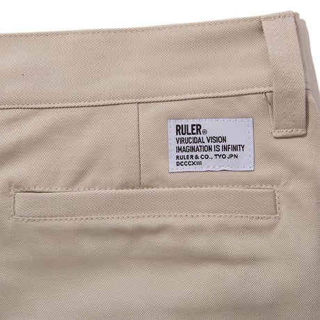 RULER / CHINO WIDE WORK TROUSER(2color)