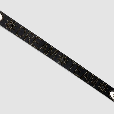 DREAM TEAM / Dream Team Dot Stud Leather Belt
