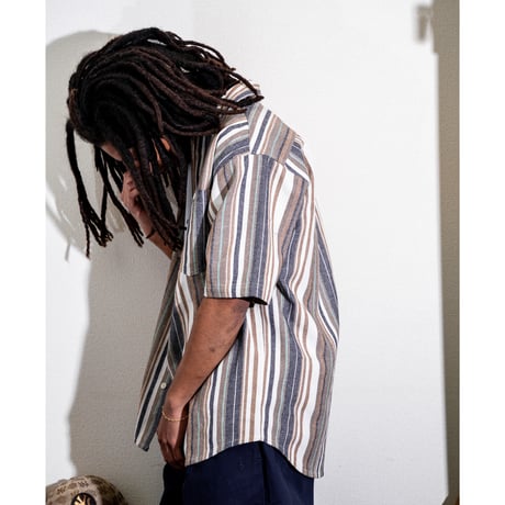 INTERBREED / Multi Striped Summer Shirt