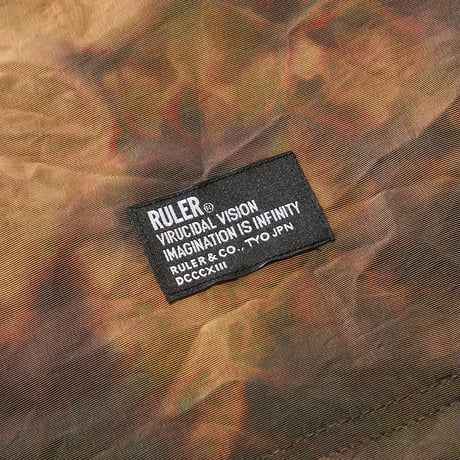 RULER / SMOKE CAMOUFLAGE NYLON PULLOVER