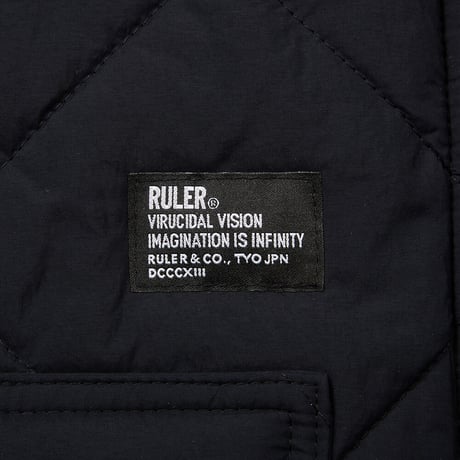 RULER / Military Nylon Qulted Vest (3colors)
