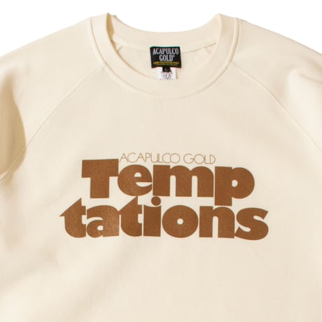 ACAPULCO GOLD / TEMPTATIONS RAGLAN SLEEVE CREW SWEAT (4colors)