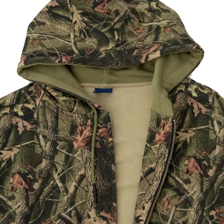 INTERBREED / CAMOUFLAGE HEAVY WEIGHT ZIP HOODIE(3colors)