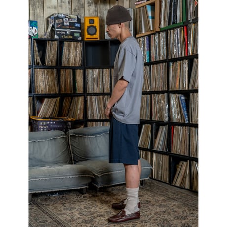 INTERBREED / Embroidered Tuck Shorts(2colors)