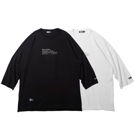 RULER / REBELLION RAGRAN 3/4 TEE(2colors)