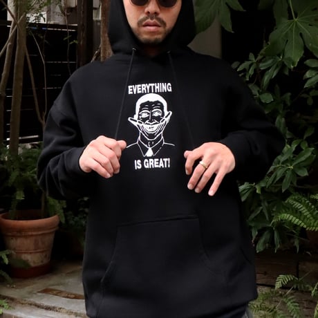 COLD WORLD FROZEN GOODS / Everything Is Great Embrodiered Hoodie