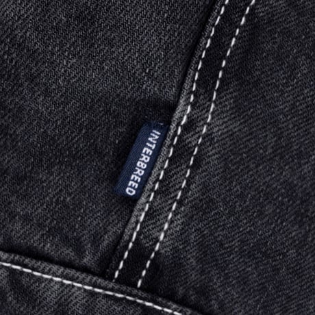 INTERBREED / Mash Up Denim Hoodie (2colors)